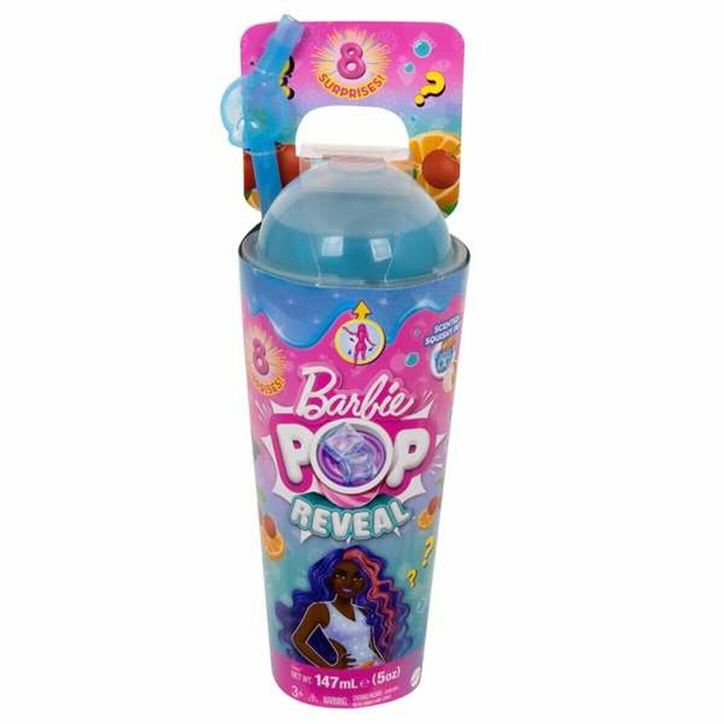 Barbie®️ Pop Reveal joogitopsis üllatusnukk - punch HNW42 hind ja info | Tüdrukute mänguasjad | kaup24.ee