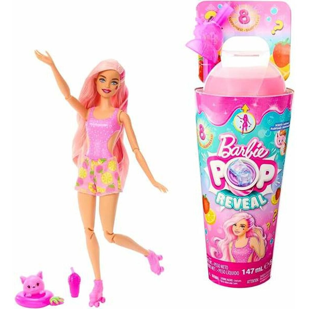 Barbie®️ Pop Reveal joogitopsis üllatusnukk - punch HNW42 hind ja info | Tüdrukute mänguasjad | kaup24.ee