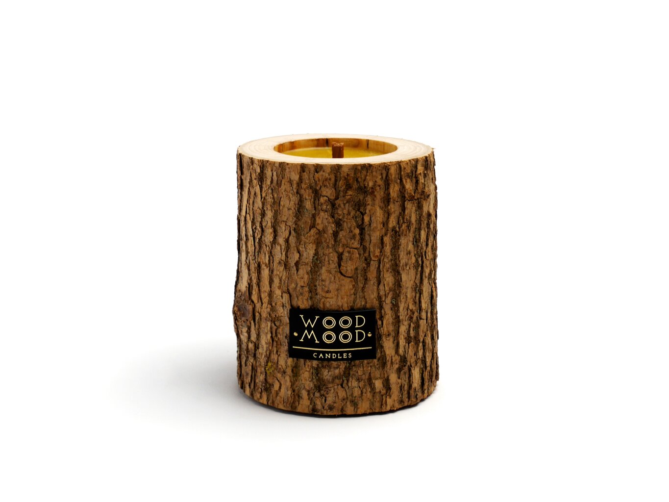 Küünal WoodMood Rocky Compact Coniferous 8.6cm, korduvkasutatav цена и информация | Küünlad, küünlajalad | kaup24.ee