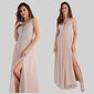 Naiste kleit Verona, beež hind ja info | Kleidid | kaup24.ee