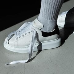 Mr.Lacy Fatties lapikud kingapaelad, valge, eriti lai, 110 cm hind ja info | Rõivaste ja jalatsite hooldus | kaup24.ee