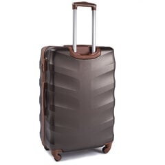 Большой чемодан Wings Albatross L, коричневый цена и информация | Чемоданы, дорожные сумки  | kaup24.ee