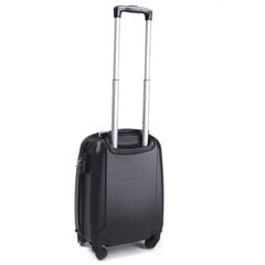 Маленький чемодан для ручной клади MERLIN черного цвета цена и информация | Чемоданы, дорожные сумки | kaup24.ee