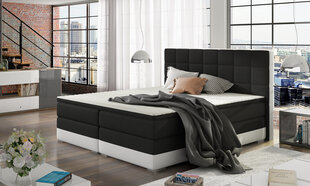 Кровать Damaso, 180х200 см, черная/белая цена и информация | Кровати | kaup24.ee