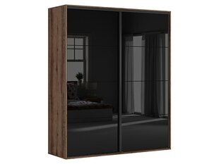 Шкаф BRW Flex, коричневый/черный цвет цена и информация | Шкафы | kaup24.ee