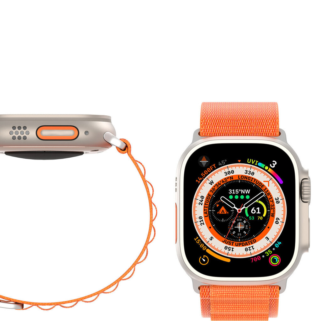 Dux Ducis Velcro Sports Strap GS Version, Orange hind ja info | Nutikellade ja nutivõrude tarvikud | kaup24.ee