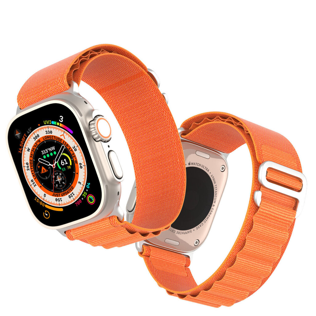 Dux Ducis Velcro Sports Strap GS Version, Orange hind ja info | Nutikellade ja nutivõrude tarvikud | kaup24.ee