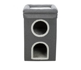 Kraapimiskast-kassimaja Trixie Cat Tower Saul, 64 cm, hall hind ja info | Kraapimispuud | kaup24.ee