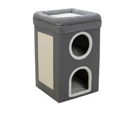 Kraapimiskast-kassimaja Trixie Cat Tower Saul, 64 cm, hall цена и информация | Когтеточки | kaup24.ee