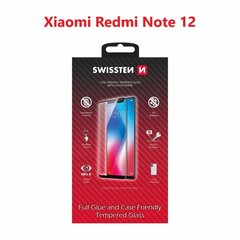 Swissten Full Face Tempered Glass Защитное стекло для экрана Xiaomi Redmi Note 12 цена и информация | Защитные пленки для телефонов | kaup24.ee