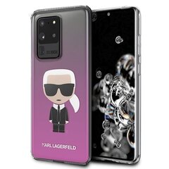 Karl Lagerfeld Samsung S20 Ultra KLHCS69TRDFKPI pink hard case Karl Iconic цена и информация | Чехлы для телефонов | kaup24.ee