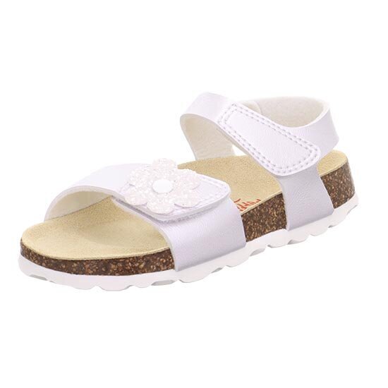 Sandaalid tüdrukutele Superfit 1215835, valge hind ja info | Laste kingad | kaup24.ee