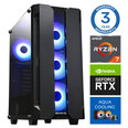 Компьютер INTOP AQUA Ryzen 7 7700X 32GB DDR5 2TB SSD M.2 NVME RTX3060 12GB no-OS