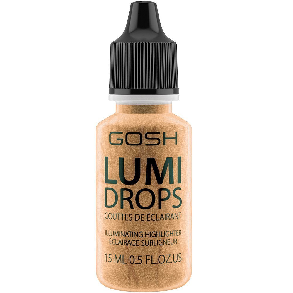 Sära andev toode Gosh Lumi Drops15 ml, 014 Gold цена и информация | Päikesepuudrid, põsepunad | kaup24.ee