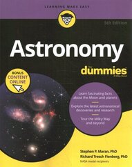 Astronomy For Dummies: Book plus Chapter Quizzes Online, 5th edition hind ja info | Majandusalased raamatud | kaup24.ee