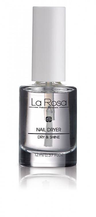 La Rosa Quick Drying TOP COAT, 10 ml hind ja info | Küünelakid, küünetugevdajad | kaup24.ee