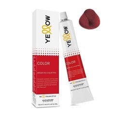 Juuksevärv Alfaparf Yellow Permanent Coloring Cream nr. 7.66 Keskmise intensiivsusega punane blond, 100 ml hind ja info | Juuksevärvid | kaup24.ee