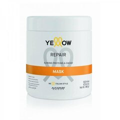 Taastav mask tugevalt kahjustatud juustele Yellow Repair Mask, 500 ml цена и информация | Маски, масла, сыворотки | kaup24.ee