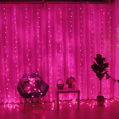 LED kardinad girland 10 m, roosat värvi цена и информация | Светодиодные ленты | kaup24.ee