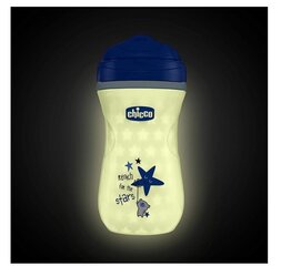 Joogitops lastele Chicco Glowing Cup, sinine, 200 ml hind ja info | Lutipudelid ja aksessuaarid | kaup24.ee