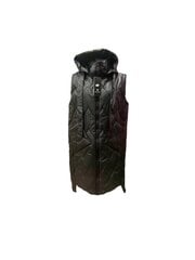 Naiste tõmblukuga vest New Color 3040, must цена и информация | Женские жилеты | kaup24.ee