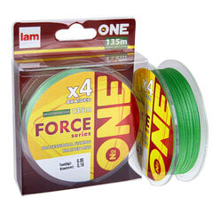 Плетеная леска IAM Number One Force 4X 7.71 kg 0.18mm цена и информация | Лески | kaup24.ee