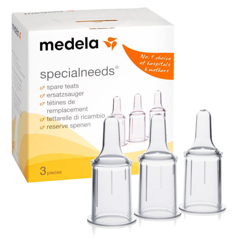 Pudelilutid Medela SpecialNeeds, 3 tk. hind ja info | Lutipudelid ja aksessuaarid | kaup24.ee