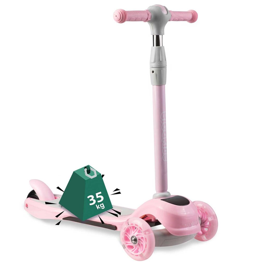 Ricokids Piko kolmerattaline roller, roosa hind ja info | Tõukerattad | kaup24.ee