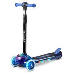 Ricokids Piko kolmerattaline roller, roosa ja lilla цена и информация | Самокаты | kaup24.ee