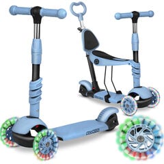 Ricokids Todi kolmerattaline roller, sinihall цена и информация | Самокаты | kaup24.ee