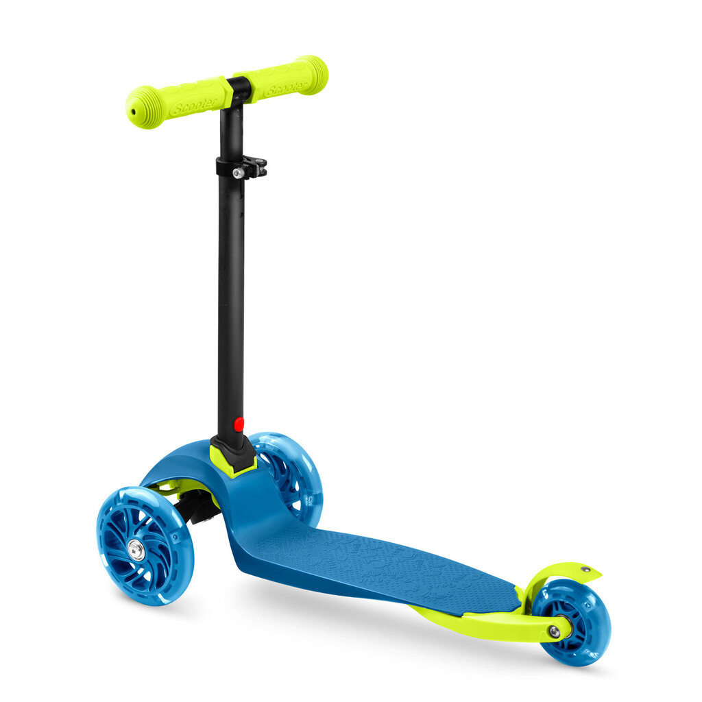 Ricokids Loco kolmerattaline roller, sinine ja roheline hind ja info | Tõukerattad | kaup24.ee