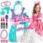 Kosmeetikalaud koos peegli ja aksessuaaridega, mündi värvi hind ja info | Tüdrukute mänguasjad | kaup24.ee