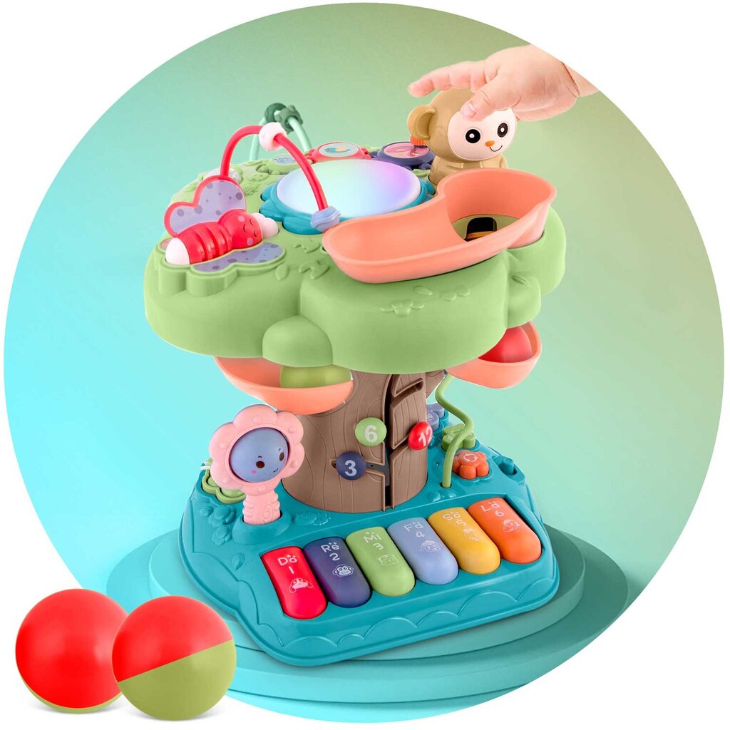 Hariv puidust mänguasi meloodiaga Ricokids hind ja info | Arendavad mänguasjad | kaup24.ee