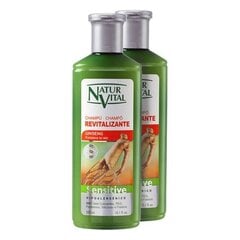 Elustav šampoon Sensitive Naturvital (2 x 300 ml) hind ja info | Šampoonid | kaup24.ee