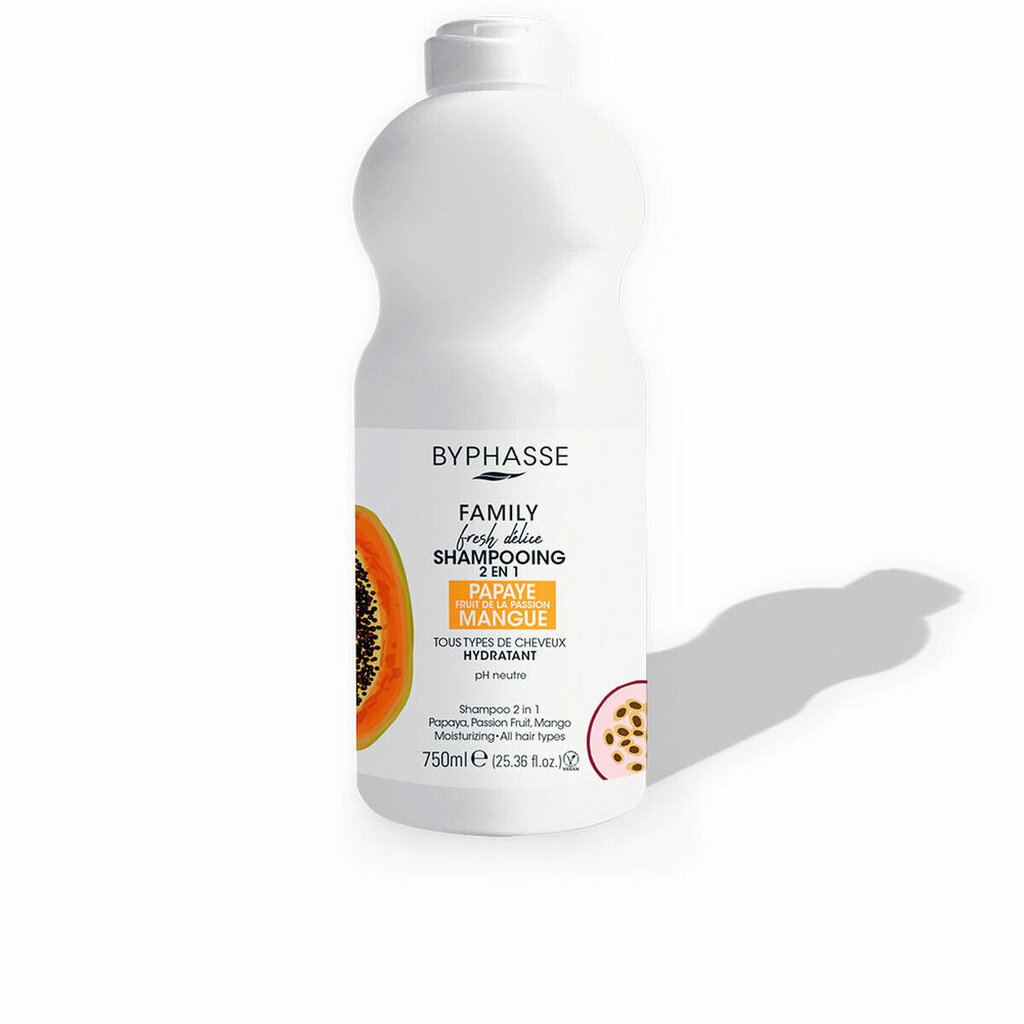Šampoon ja palsam Byphasse Family Fresh Delice Mango Granadill Papaia (750 ml) hind ja info | Šampoonid | kaup24.ee