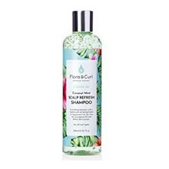 Niisutav šampoon Flora & Curl Soothe Me Mündiroheline Kookos Värskendav (300 ml) hind ja info | Šampoonid | kaup24.ee