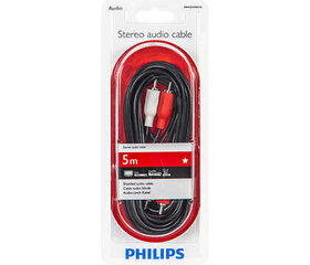 Philips, 2RCA-2RCA, 5 m цена и информация | Кабели и провода | kaup24.ee