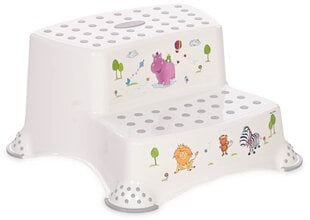 Двойная ступенька для ванны Lorelli Hippo, Белый/серый цвет цена и информация | Детские горшки | kaup24.ee