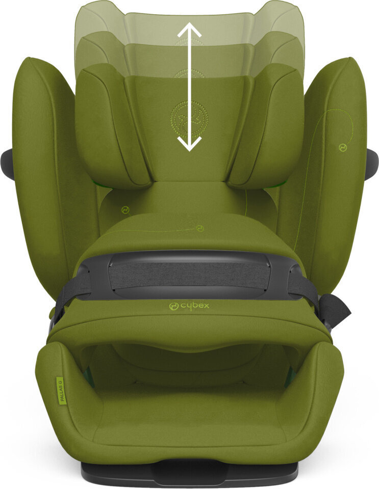 Cybex turvatool Pallas G i-Size, 9-36 kg, Nature Green цена и информация | Turvatoolid | kaup24.ee