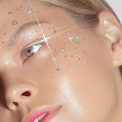 Наклейки на лицо и глаза - кристаллы 3D  цена и информация | Карнавальные костюмы | kaup24.ee