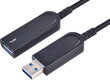 Fuj:tech USB A 3.2 Gen1 AOC, 15m hind ja info | Kaablid ja juhtmed | kaup24.ee