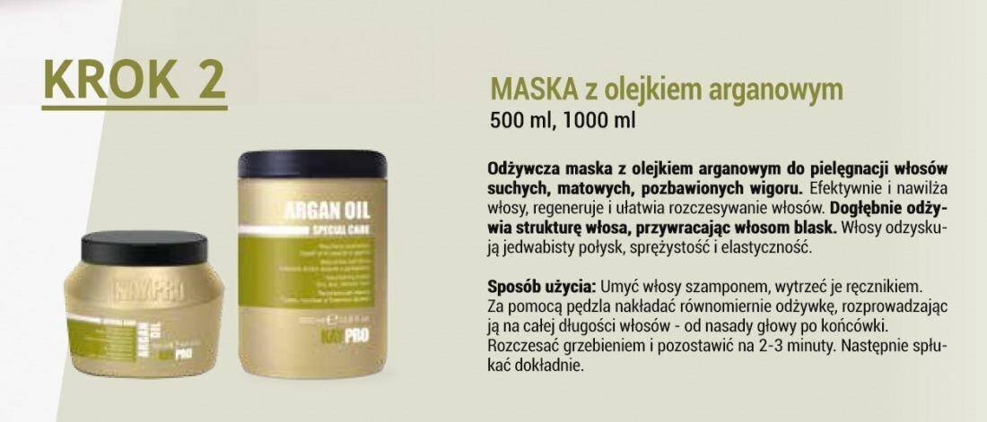 Toitev mask argaaniaõliga KayPro kuivadele juustele, 1000 ml hind ja info | Maskid, õlid, seerumid | kaup24.ee