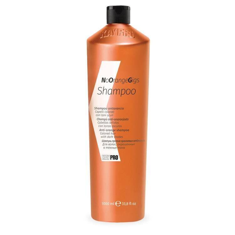 Šampoon värvitud tumedatele juustele KayPro NonOrangeGigs, 1000 ml цена и информация | Šampoonid | kaup24.ee