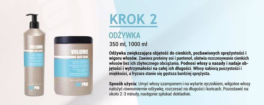 Kohevust andev palsam õhukestele ja õhukestele juustele KayPro, 350 ml цена и информация | Juuksepalsamid | kaup24.ee