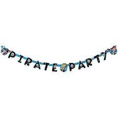Подвесной декор Pirates! PIRATE PARTY 144 cm цена и информация | Гудки для вечеринки Clown Face (4шт.) | kaup24.ee
