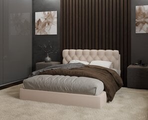 Кровать Queen, 140x200см, бежевый цена и информация | Кровати | kaup24.ee