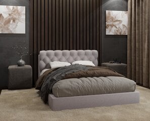 Кровать QUEEN + Sapnas 2 XL, 120x200см, серый цена и информация | Кровати | kaup24.ee