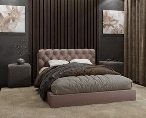 Кровать QUEEN + Sapnas 2 XL, 140x200см, коричневый цена и информация | Кровати | kaup24.ee