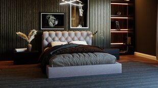 THRONE voodi, 120x200 cm, hall hind ja info | Voodid | kaup24.ee