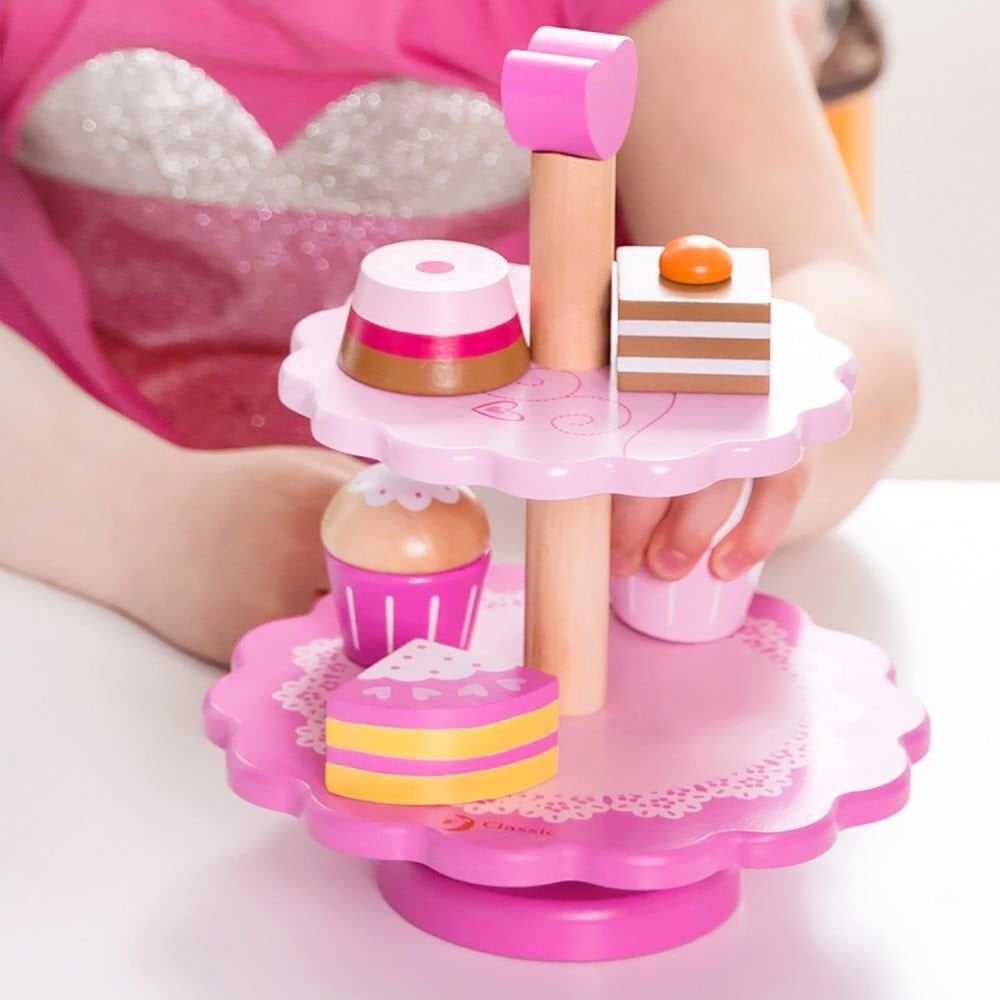 Puidust küpsetiste komplekt цена и информация | Tüdrukute mänguasjad | kaup24.ee